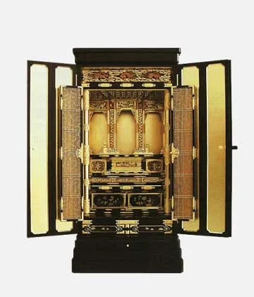 金仏壇 西26号　高さ178×巾89×奥行72cm