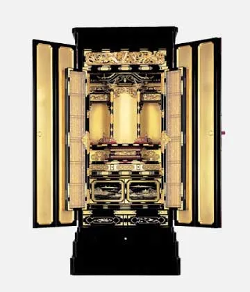金仏壇 東22号　高さ172×巾78×奥行64cm